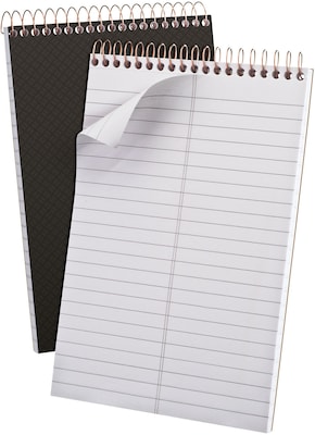 Ampad Gold Fibre Steno Pad, 6 x 9, Gregg Ruled, Gray, 100 Sheets/Pad (20-808R)