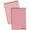 Ampad® Steno Pad 6 x 9, Gregg Ruling, Pink, 80 Sheets/Pad