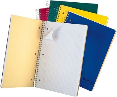 Oxford Earthwise 3-Subject Notebooks, 8.5 x 11, College Ruled, 150 Sheets, Each (25-435R)