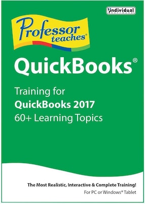 Individual Software Professor Teaches QuickBooks 2017 for Windows (1 User) [Download]