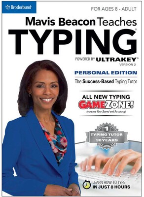 Encore Mavis Beacon Teaches Typing Powered by UltraKey v2 - Personal Edition (PC) for Windows (1 User) [Download]