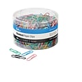 Quill Brand® Small Paper Clips, Assorted Colors, 500/Tub
