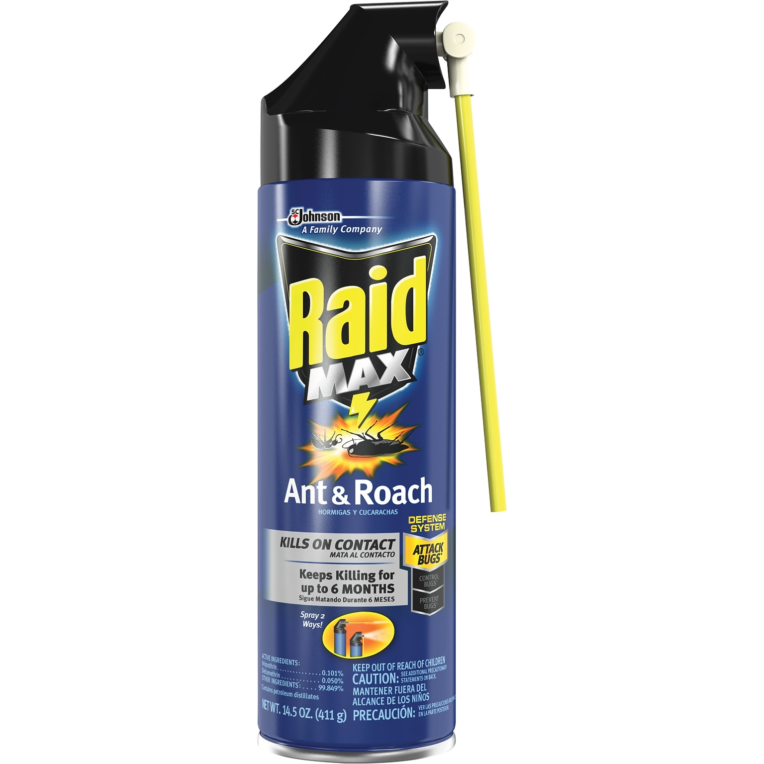 Raid Max Ant & Roach Killer, 14.5 oz. (655571)