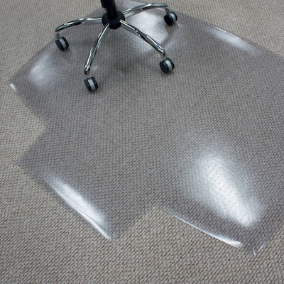 Quill Brand® Professional Series 48x60 Vinyl Carpet Chair Mat 25x8 Lip (STP51495)