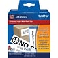 Brother DK-2223 Wide Width Continuous Paper Labels, 2" x 100', Black on White (DK-2223)