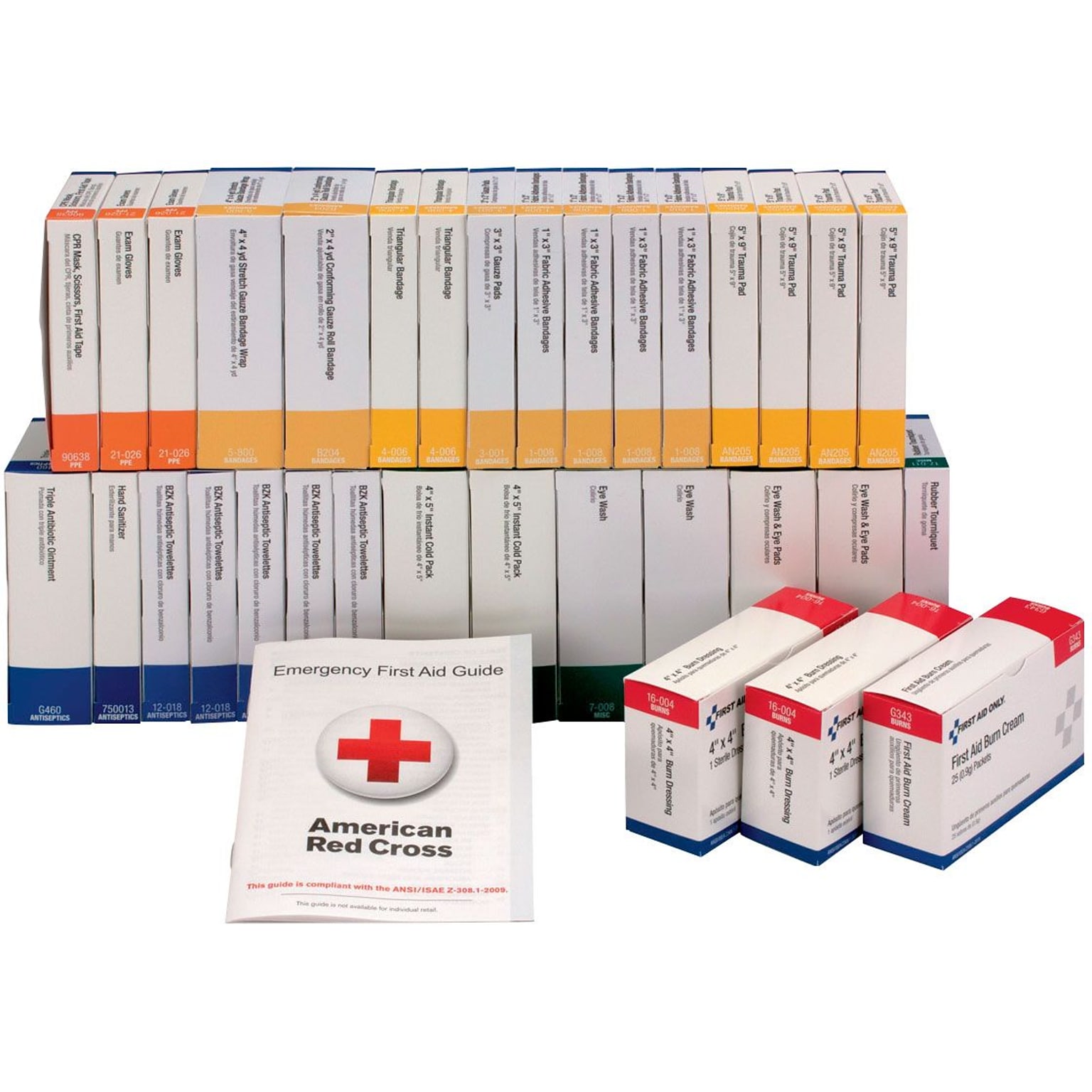 First Aid Only First Aid Refill Kit, ANSI B, 100 People (90584)