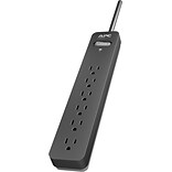 APC SurgeArrest Essential 6 Outlet 540 Joules Surge Protector With 3 Feet Cord (PE63)