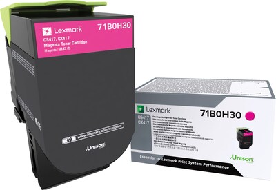 Lexmark 71 Magenta High Yield Toner Cartridge