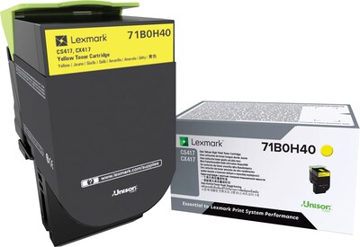 Lexmark 71 Yellow High Yield Toner Cartridge