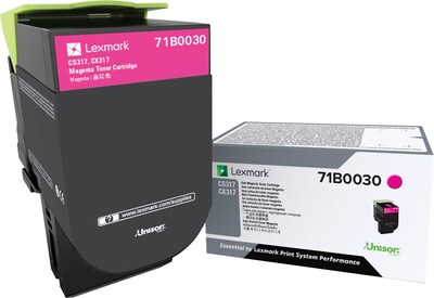 Lexmark 71B0030 Magenta Standard Yield Toner Cartridge