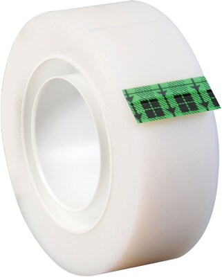Scotch Magic Invisible Clear Tape, 0.75" x 27.77 yds., 1" Core, Clear, 12 Rolls/Pack (810K12CASE)