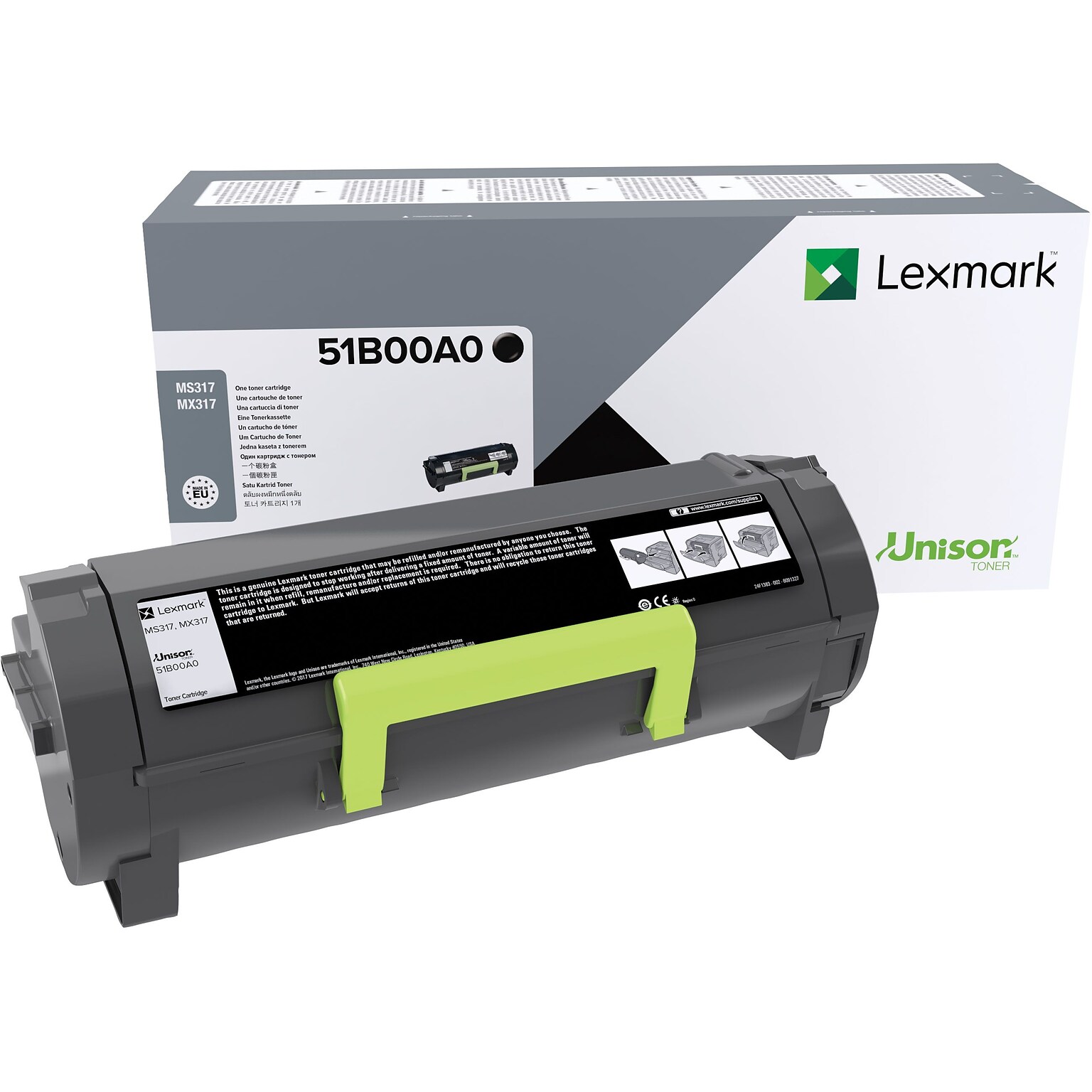 Lexmark 51 Black Standard Yield Toner Cartridge