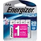 Energizer® Ultimate Lithium Batteries, AA, 8/Pack