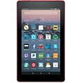 Fire 7 Tablet with Alexa, 7 Display, 8 GB, Punch Red - with Special Offers (B01J90OCNM)