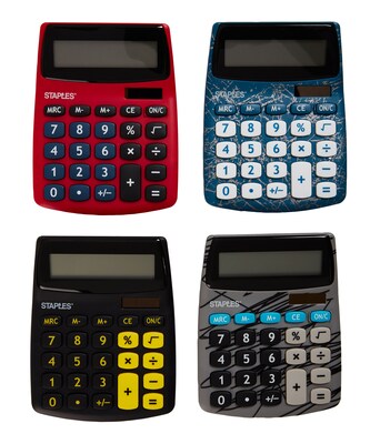 8-Digit Display Calculator, Assorted Designs (SPL-230C2)