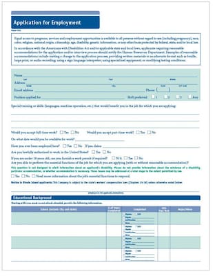 ComplyRight™ Application for Employment