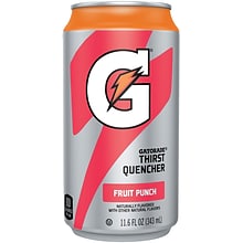 Gatorade Thirst Quencher Fruit Punch Sports Drink, 11.6 Fl. Oz., 24/Carton (QUA30903)