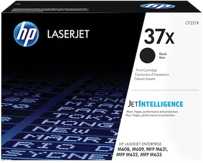 HP 37X Black High Yield Toner Cartridge (CF237X),  print up to 25000 pages