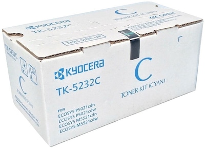 Kyocera TK-5232C Cyan Standard Yield Toner Cartridge
