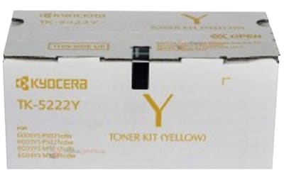 Kyocera TK-5222Y Yellow Standard Yield Toner Cartridge