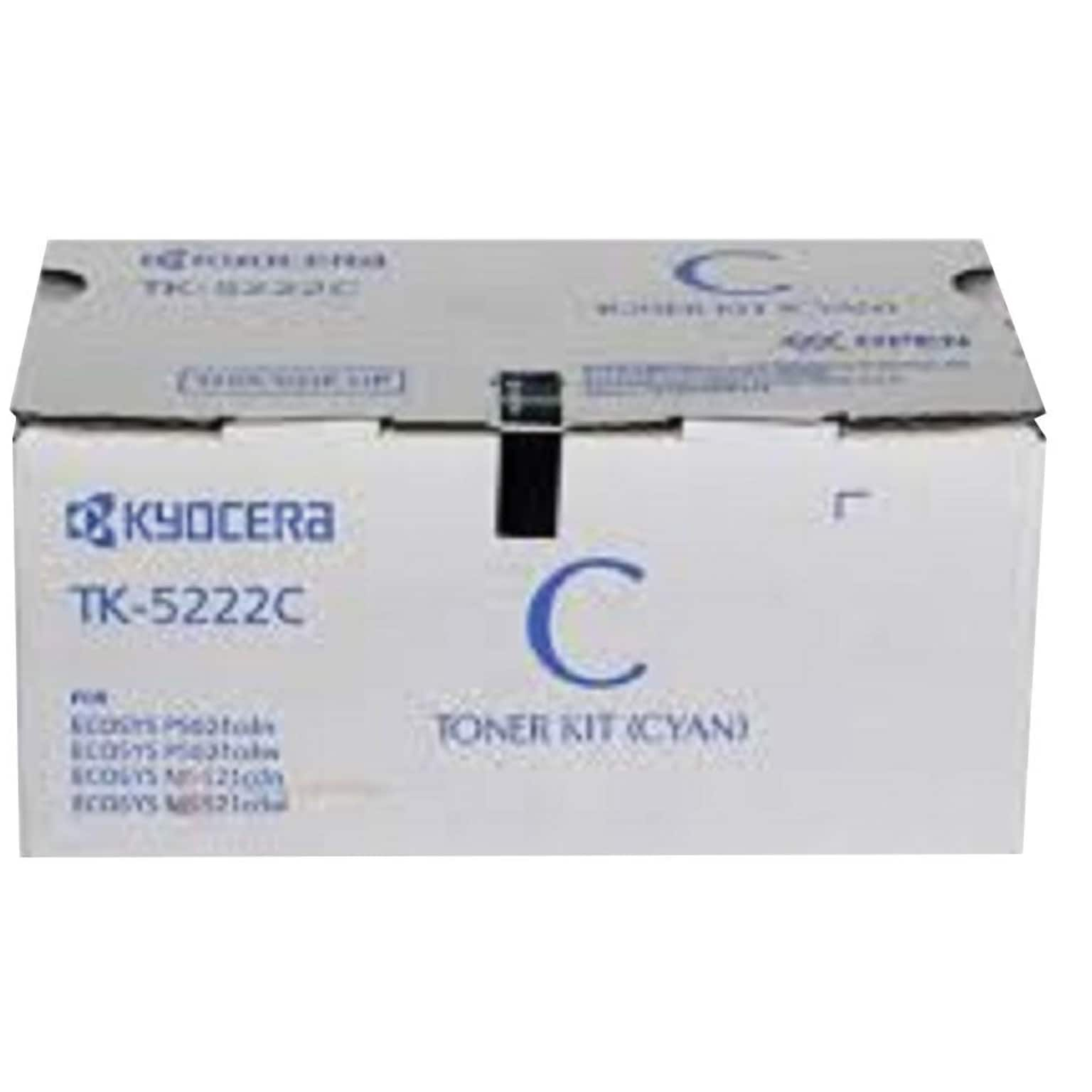 Kyocera TK-5222C Cyan Standard Yield Toner Cartridge