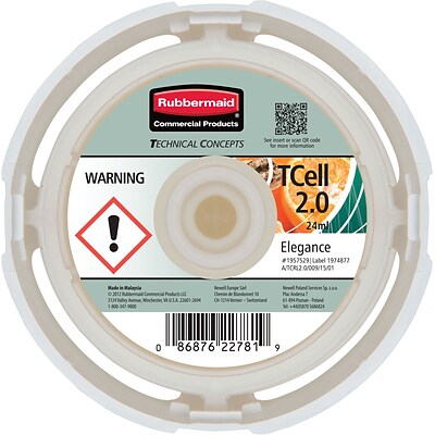 Rubbermaid TCell™ 2 Odor Control System Refill, Elegance (1957529)
