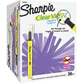 Sharpie Clear View Stick Highlighter, Chisel Tip, Yellow, Bulk (2003994)