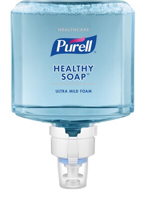 PURELL HEALTHY SOAP Foaming Hand Soap Refill for Dispenser, Fresh Scent, 2/Carton (7775-02)