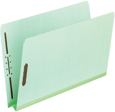 Pendaflex Reinforced Pressboard Classification Folder, 2 Expansion, Letter Size, Light Green, 25/Bo