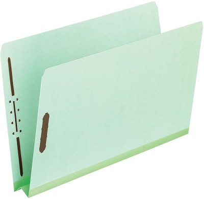 Pendaflex Reinforced Pressboard Classification Folder, 2" Expansion, Letter Size, Light Green, 25/Box (17180EE)