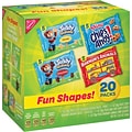 Nabisco Fun Shapes Snack Box, 20 Packs/Box (MOZ04101)
