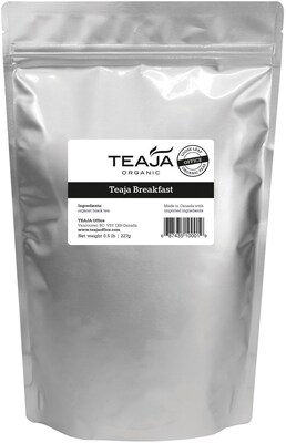 Teaja® Organic Breakfast Loose Leaf Tea, 0.5 lb