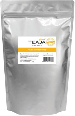 Teaja® Organic Nana's Blueberry Loose Leaf Tea, 0.5 lb