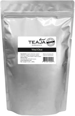 Teaja® Organic Chai Loose Leaf Tea, 0.5 lb