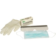 First Aid Only Eye/Face Shield with Gloves (21-024)