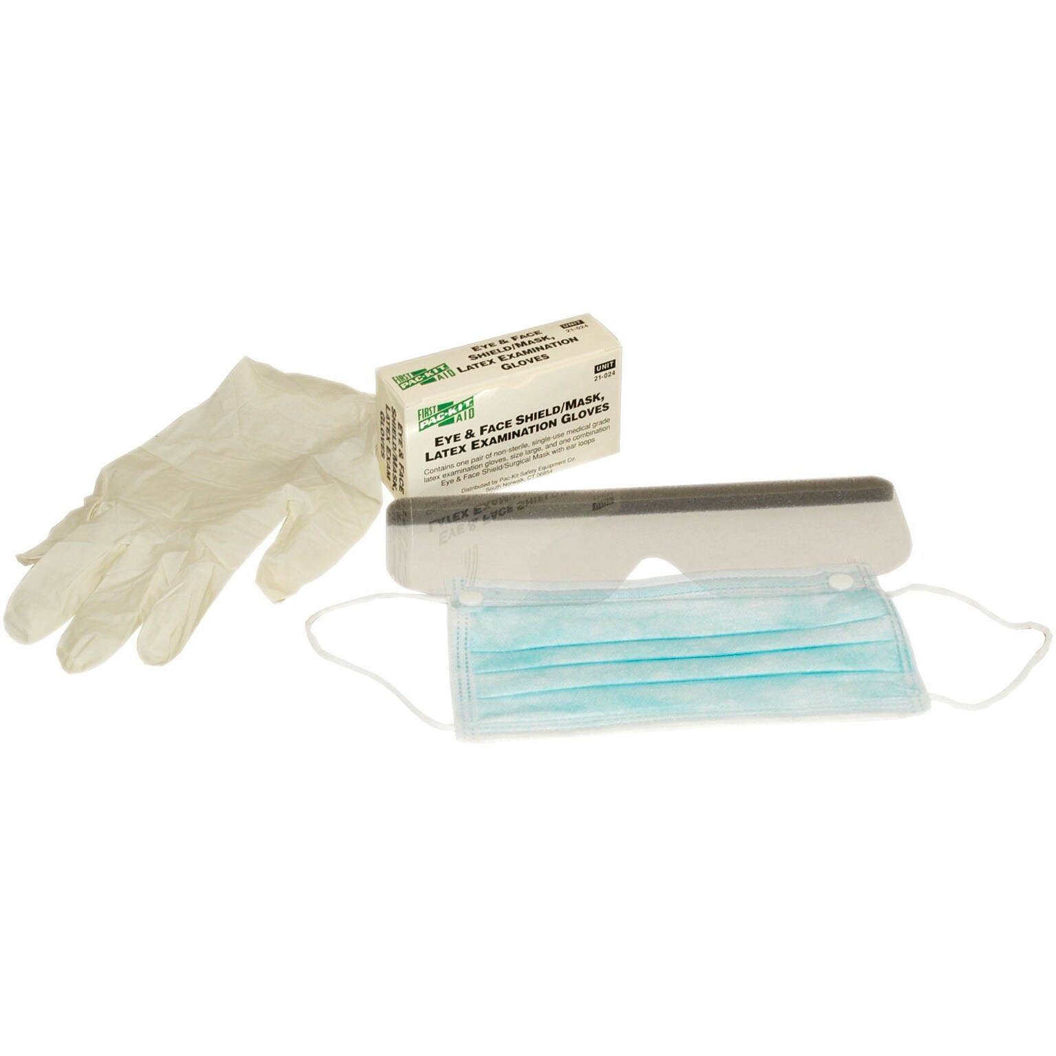 First Aid Only Eye/Face Shield with Gloves (21-024)