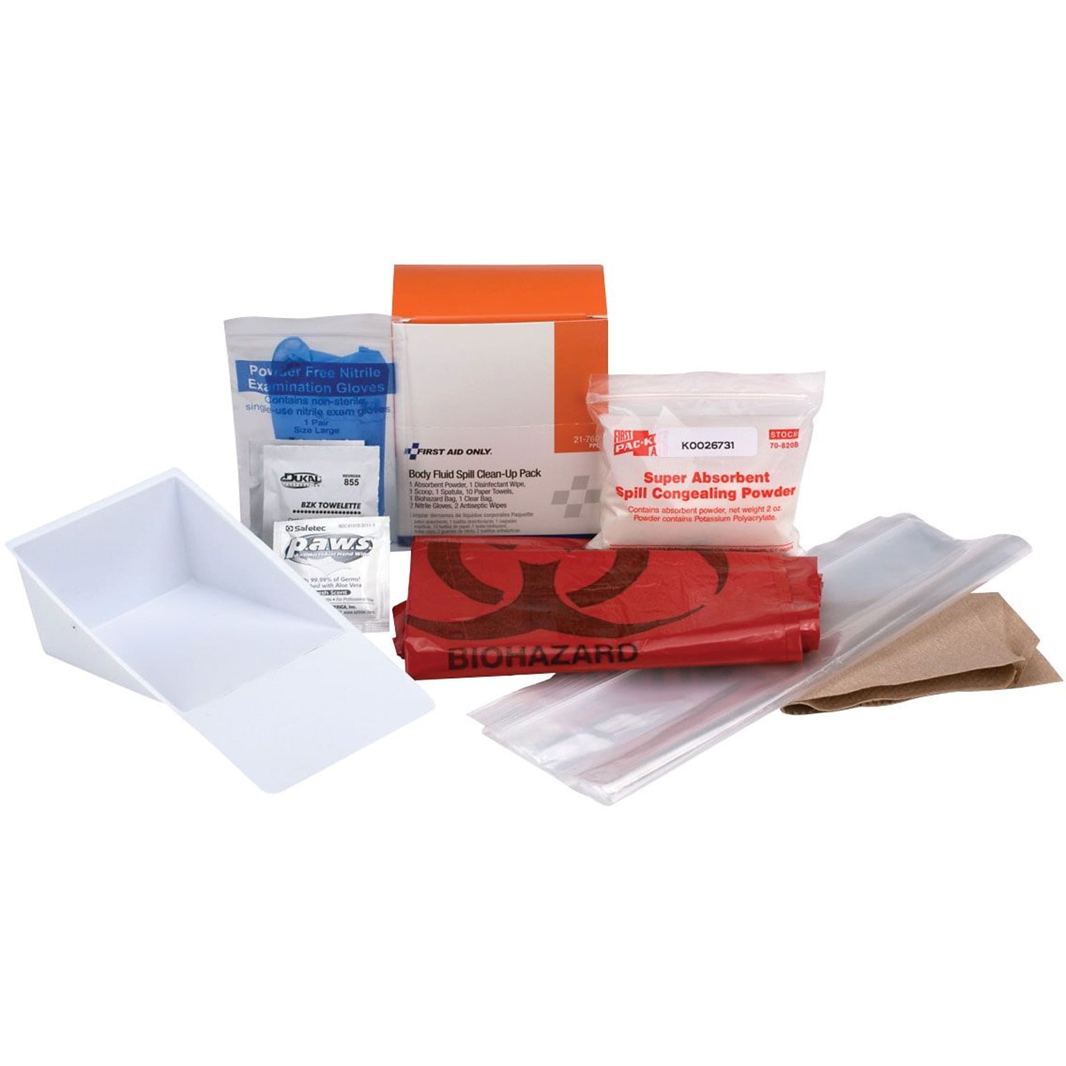 First Aid Only Spill Clean-Up Pack (21-760)