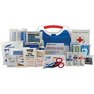 First Aid Only ANSI A Ready Care Small Hard Plastic First Aid Kit for 25 People (90697)