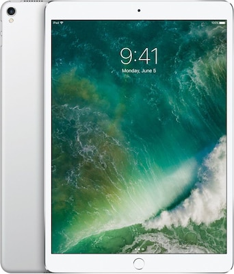 Apple iPad Pro 10.5 Tablet, 64GB, WiFi, Silver (MQDW2LL/A)