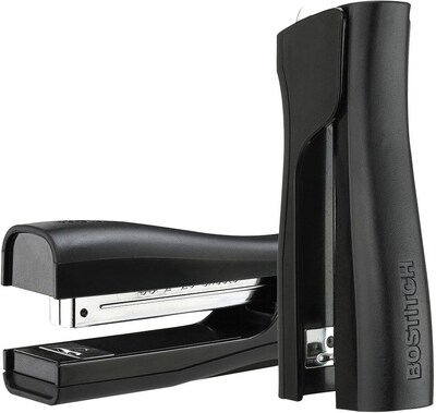Bostitch Dynamo Stapler with Built-in Sharpener and Remover, 20 Sheet Capacity, Black (B696R-BLK)
