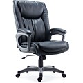 Quill Brand® Westcliffe Bonded Leather Managers Chair, Black (51478)