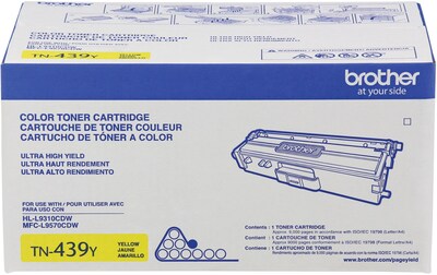 Brother TN-439 Yellow Ultra High Yield Toner Cartridge  (TN439Y)