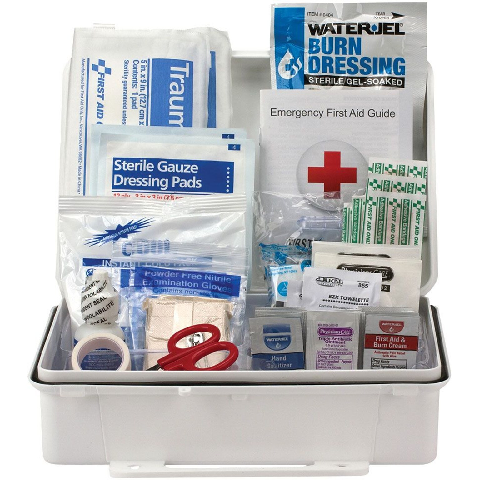 First Aid Only® 25 Person Bulk Plastic ANSI A First Aid Kit (90562)