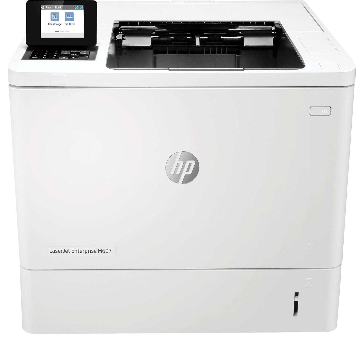 HP LaserJet Enterprise M607n Black & White Laser Printer, Single-Function, Print (K0Q14A#BGJ)