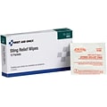 First Aid Only® Sting Relief Wipes, 10/Box (19-002)