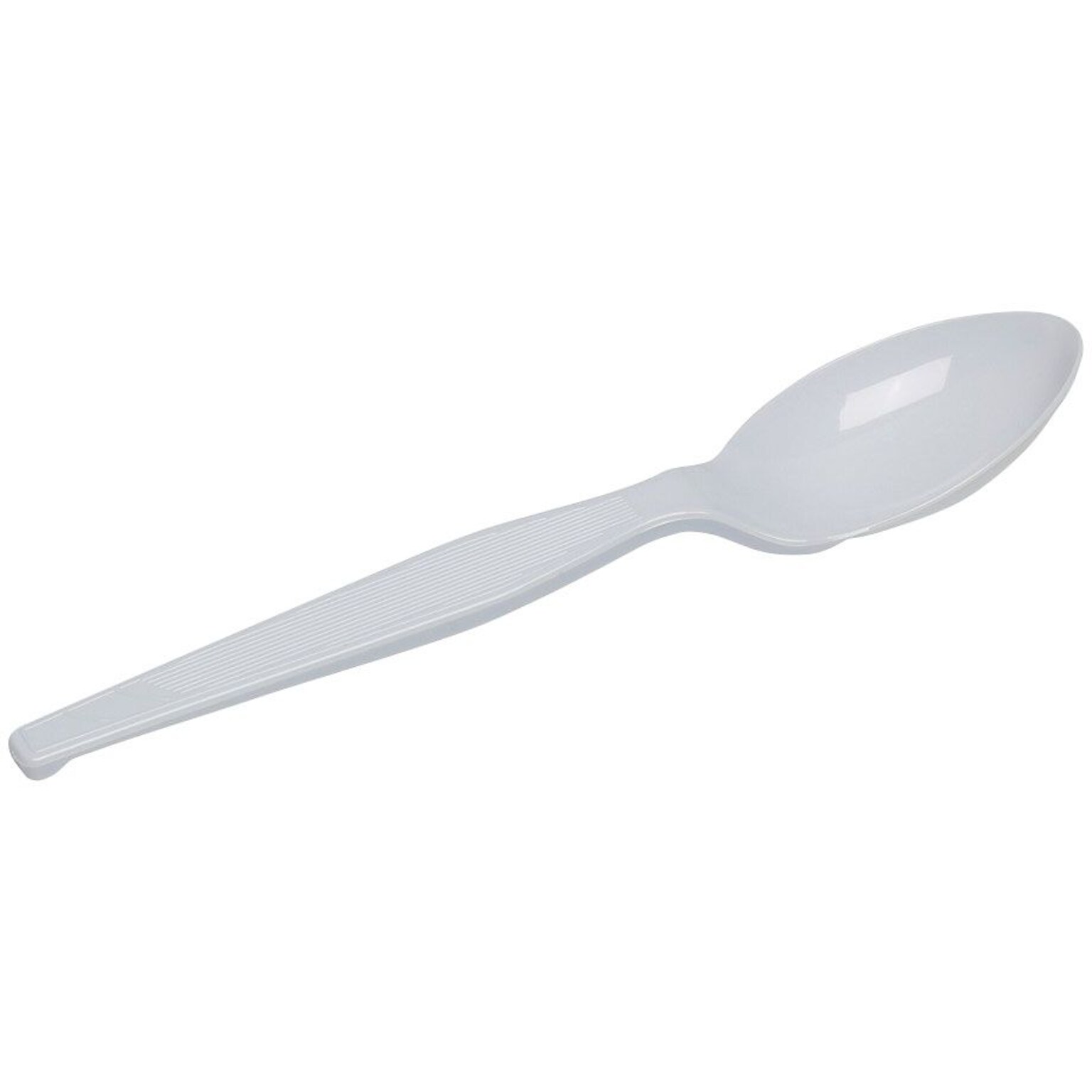 Dixie Plastic Teaspoon 5-7/8”, Medium-Weight, White, 100/Box (TM207)