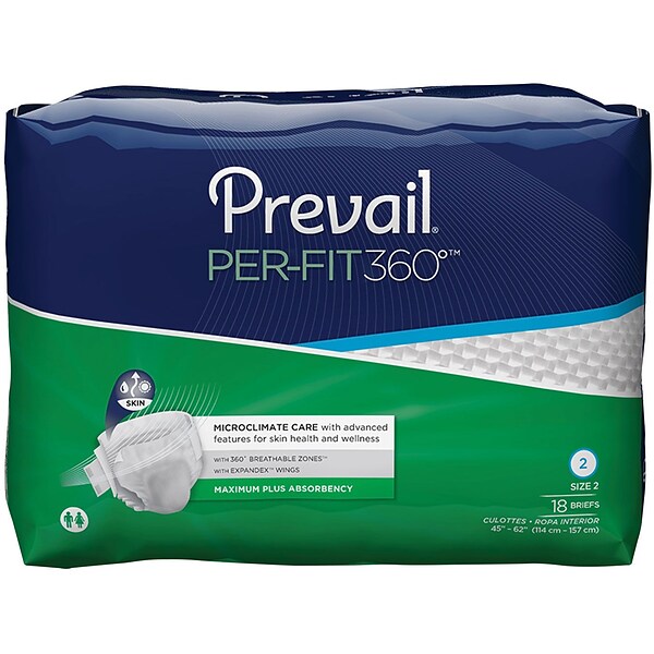  Prevail Maximum Absorbency Incontinence Underwear for Women,  Large, 18 Count : Health & Household