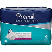 Prevail® Breezers360™ Incontinence Briefs, Ultimate Absorbency, Size 2, 72/CT