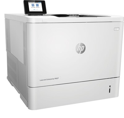 HP LaserJet Enterprise M607n Black & White Laser Printer, Single-Function, Print (K0Q14A#BGJ)