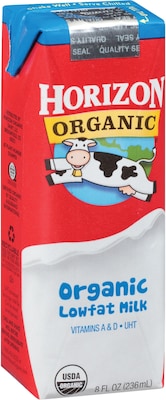 Horizon  Low  Milk, 1% Plain, 8 Oz., 18/CT